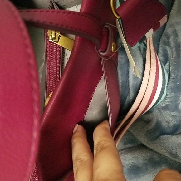 Fossil Satchel Raspberry - Picture 9 of 11